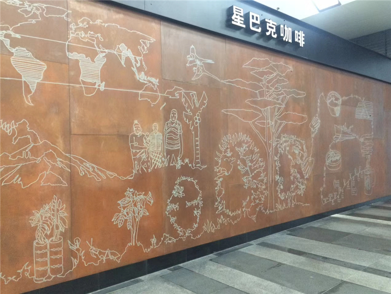 九台耐候钢幕墙